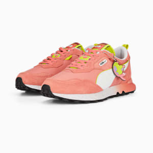 PUMA x SPONGEBOB Rider FV "Patrick Star" Unisex Sneakers, Carnation Pink-PUMA White, extralarge-IND